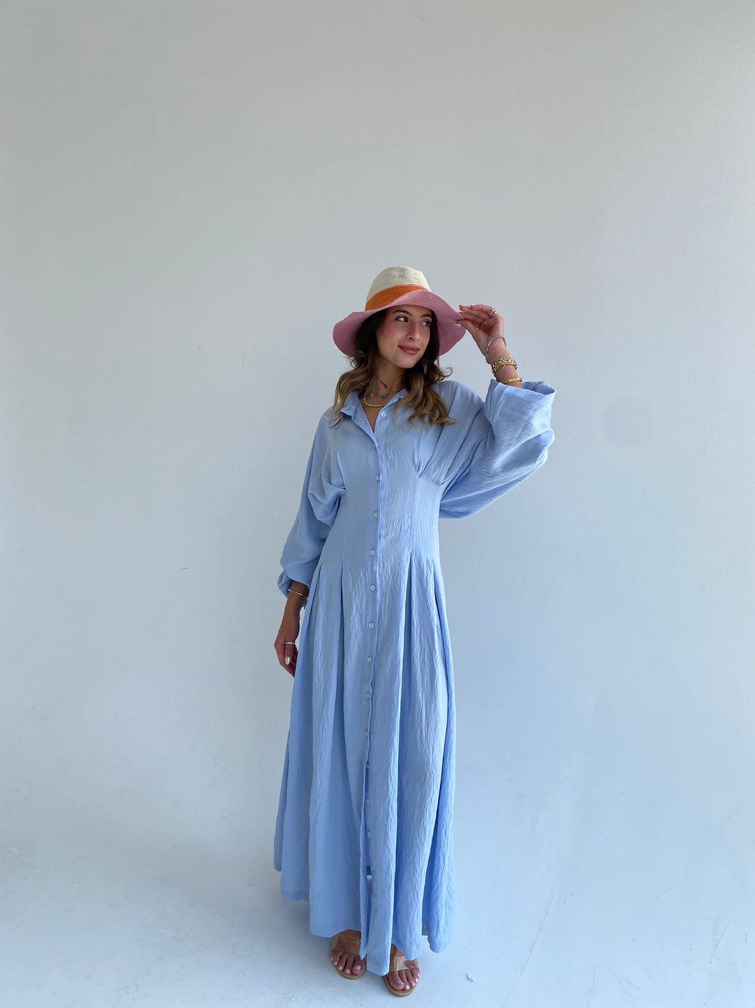 knee length dresses for ladies Aria Midi Linen Dress – Ysanne