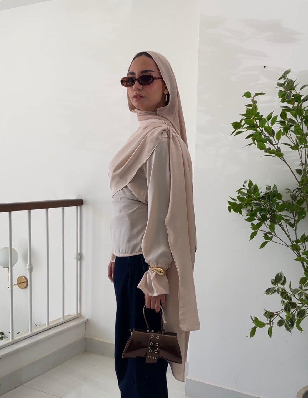Valoura Blouse In Beige
