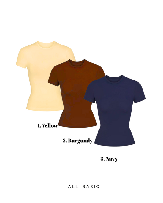 Bundle 3 Pieces Half Sleeves Basics 🔥
