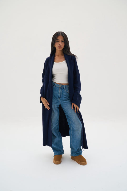 Cloud Fall Navy Blue Cardigan (Pre-Order)