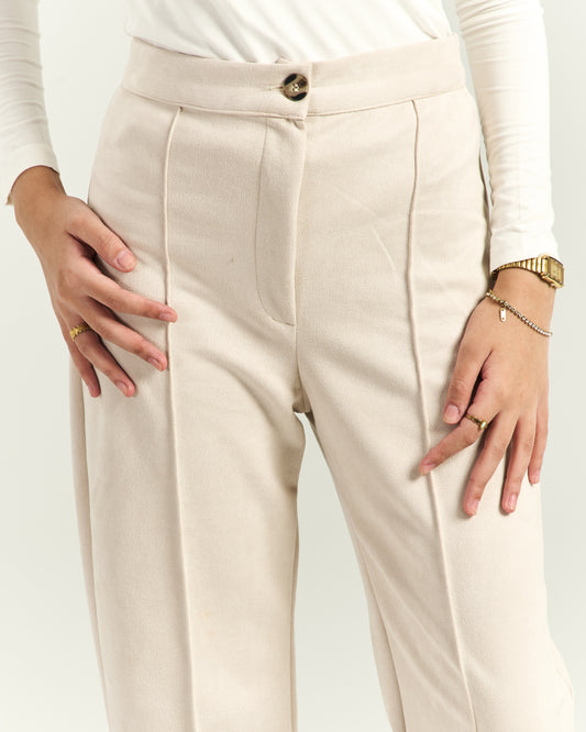 Suede Beige Pants