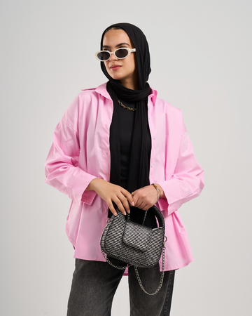 Oversized Pink Chemise