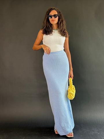 Island Baby Blue Skirt