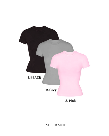Bundle 3 Pieces Half Sleeves Basics 🔥