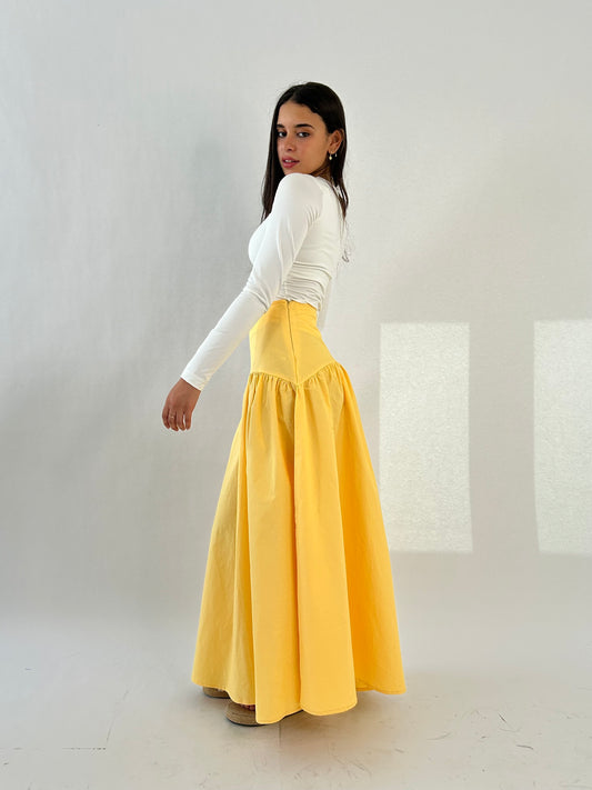 Tropical Yellow Skirt