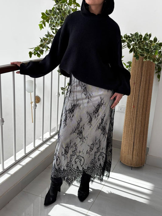 Full Length Lace Skirt