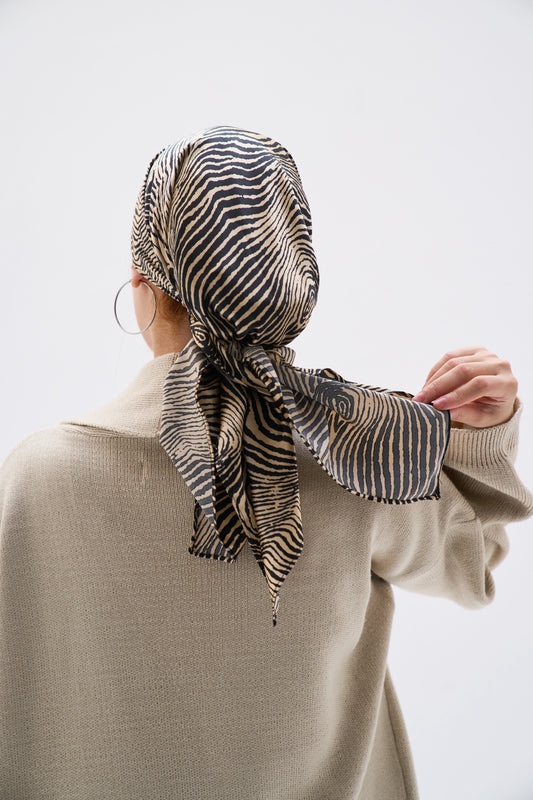 Primal Pattern Satin Scarf (Pre-Order)