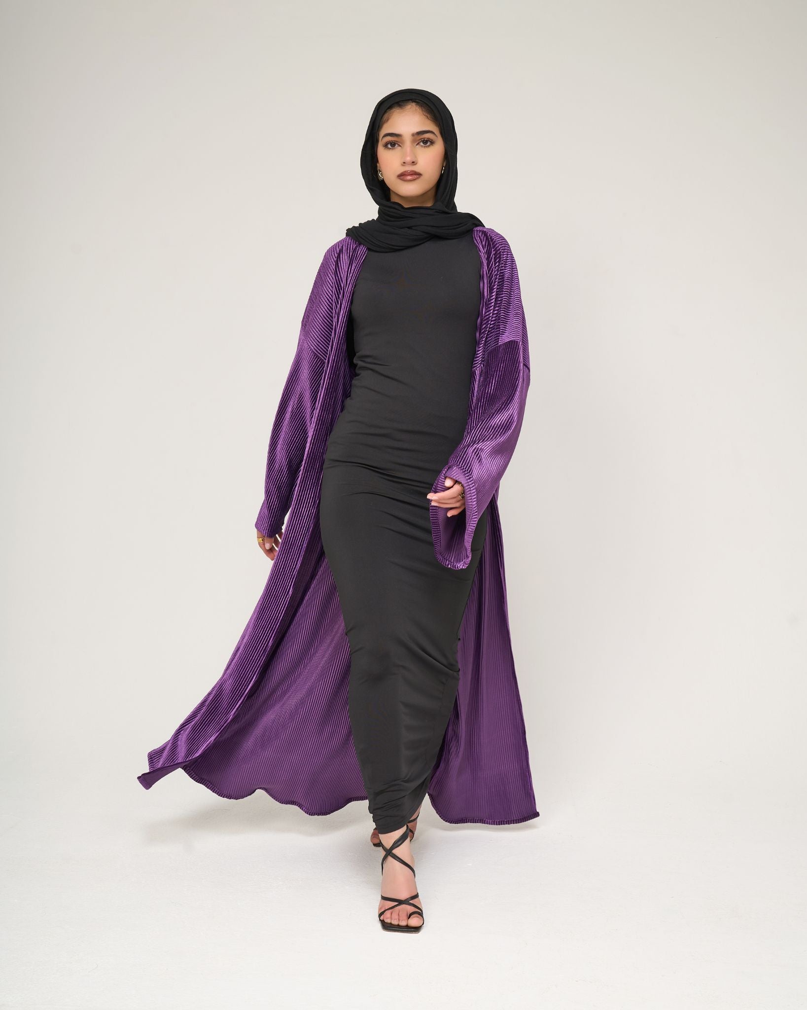 Velvet Purple Kaftan