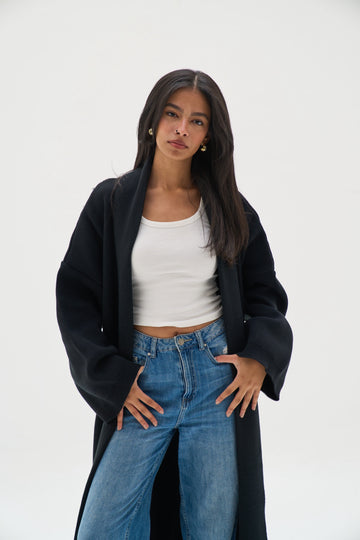 Cloud Fall Black Cardigan (Pre-Order)