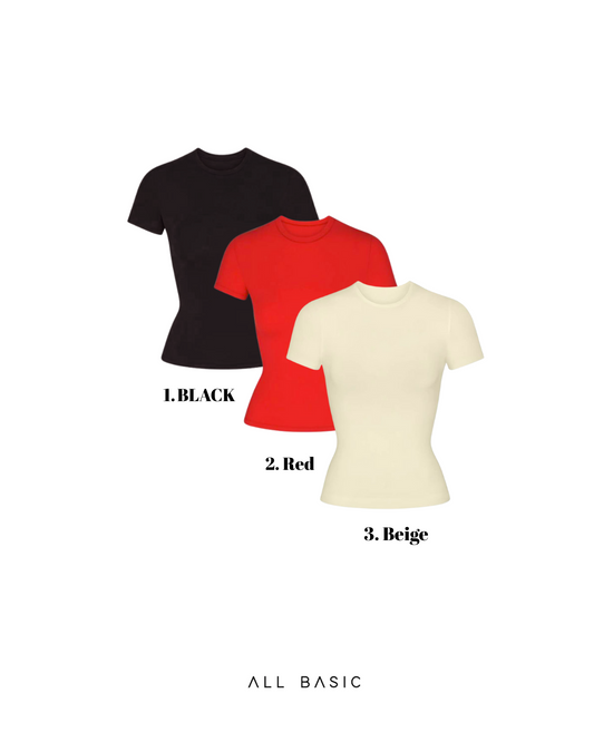 Bundle 3 Pieces Half Sleeves Basics 🔥