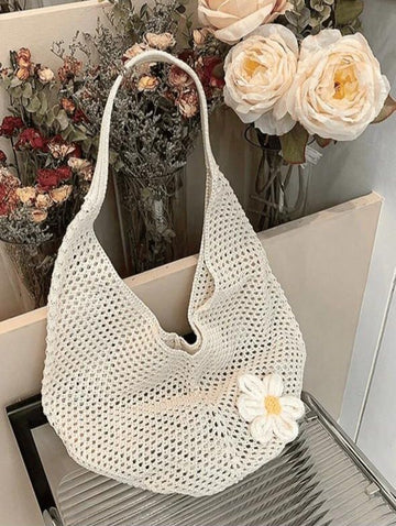 Daisy Crochet Bag