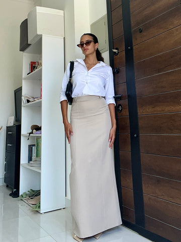 Kate Beige Skirt