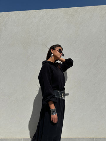 Gypsy blouse in black