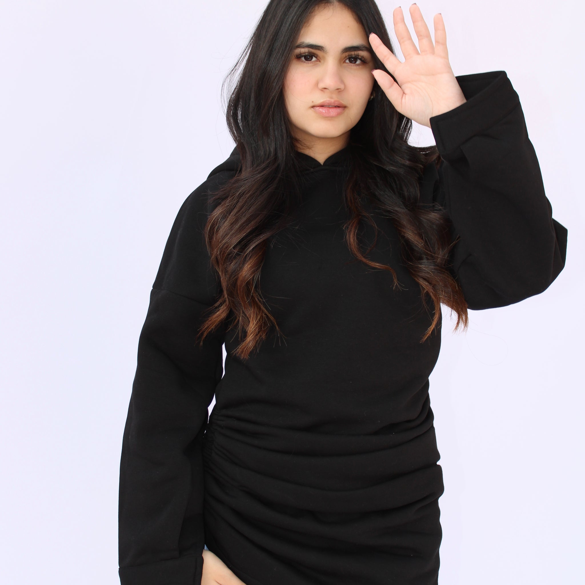 Black Dream Drapes Hoodie