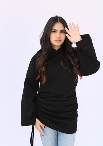 Black Dream Drapes Hoodie