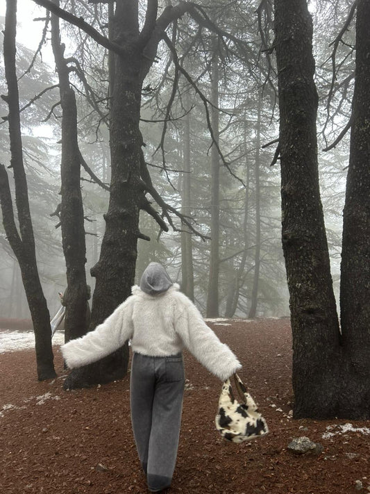 Fox Fur Cropped Jacket