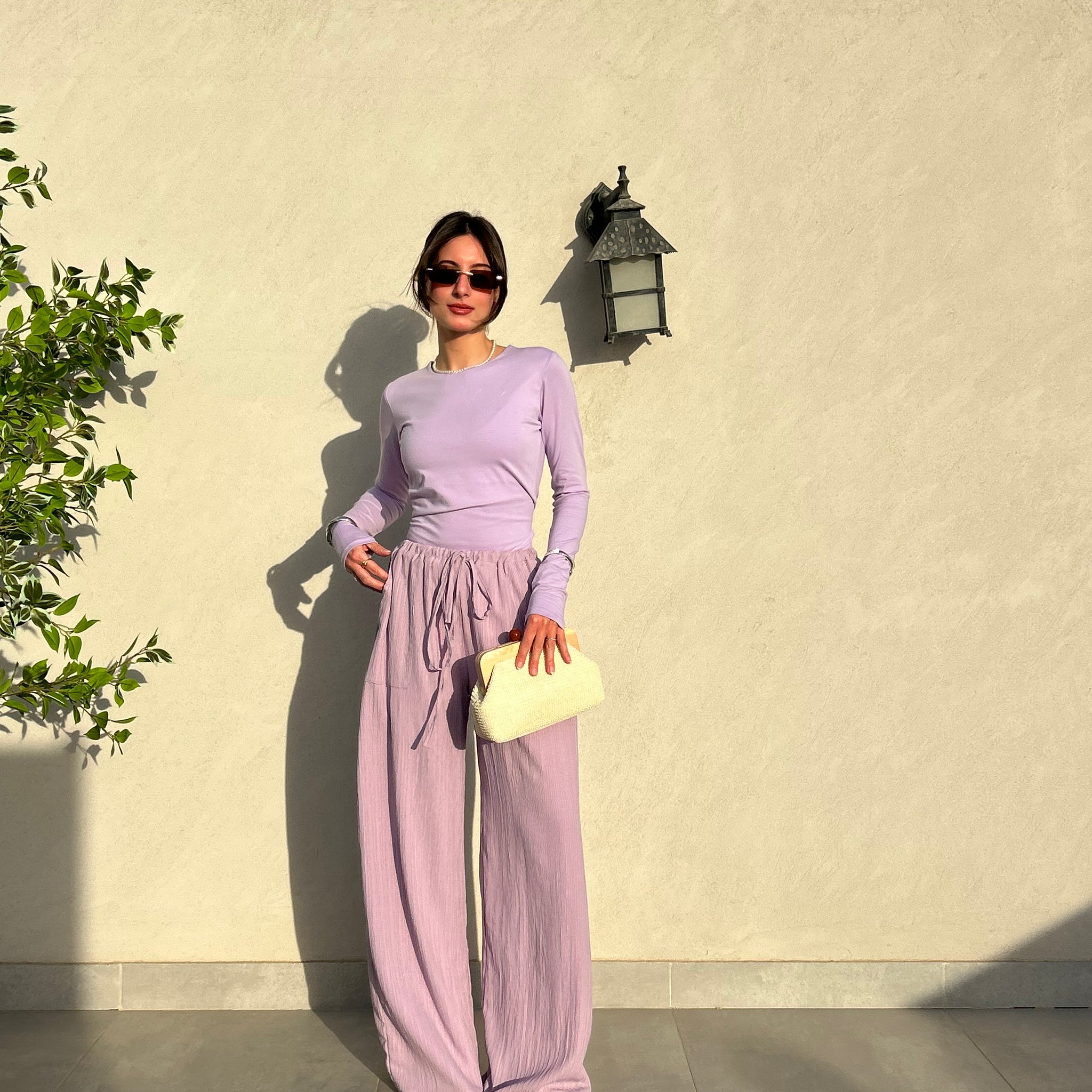 Cloud Lilac Pants