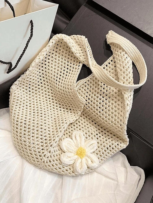 Daisy Crochet Bag