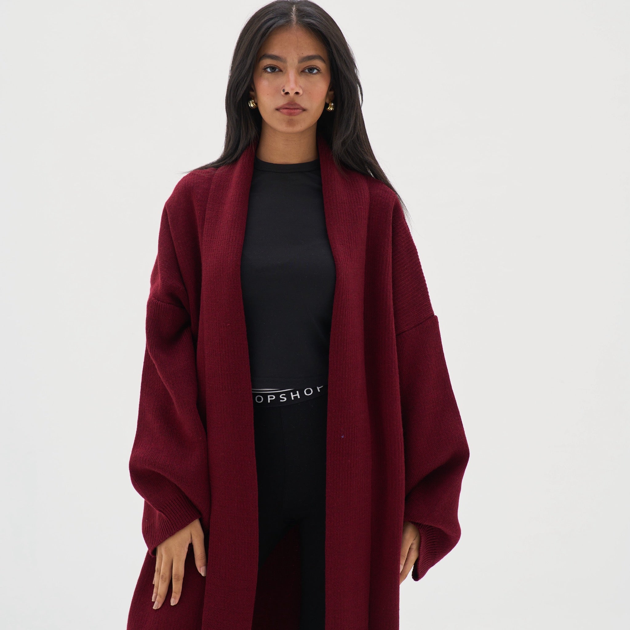 Cloud Fall Burgandy Cardigan (Pre-Order)