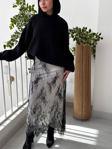 Full Length Lace Skirt