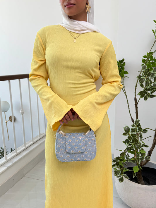Sunset Dress In Yellow