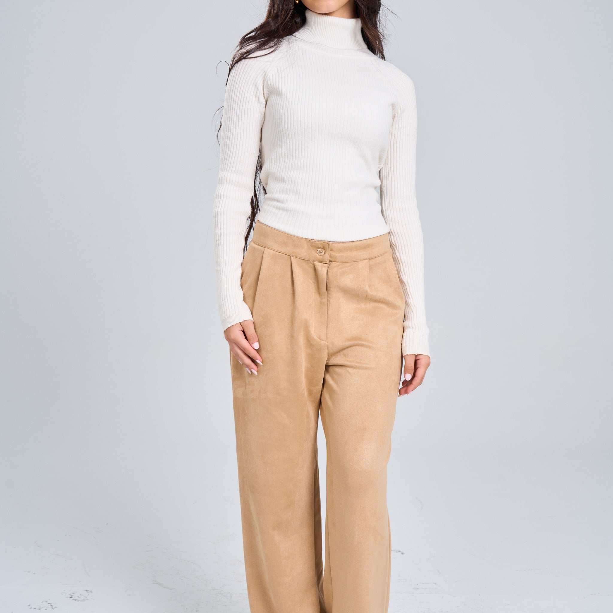 Beige Serene Pants