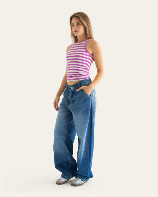 Relaxed Bubble Denim