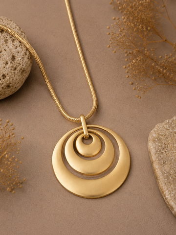 Golden Orbit Necklace