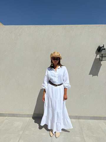 Gypsy skirt in white