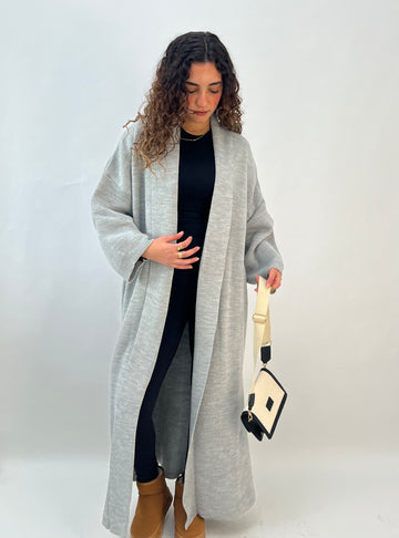 Cloud Fall Light Grey Cardigan