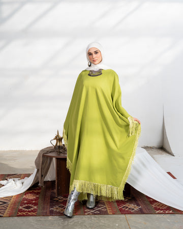 Nadira Lime Green Dress