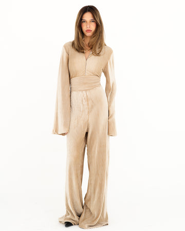Velvet jumpsuit