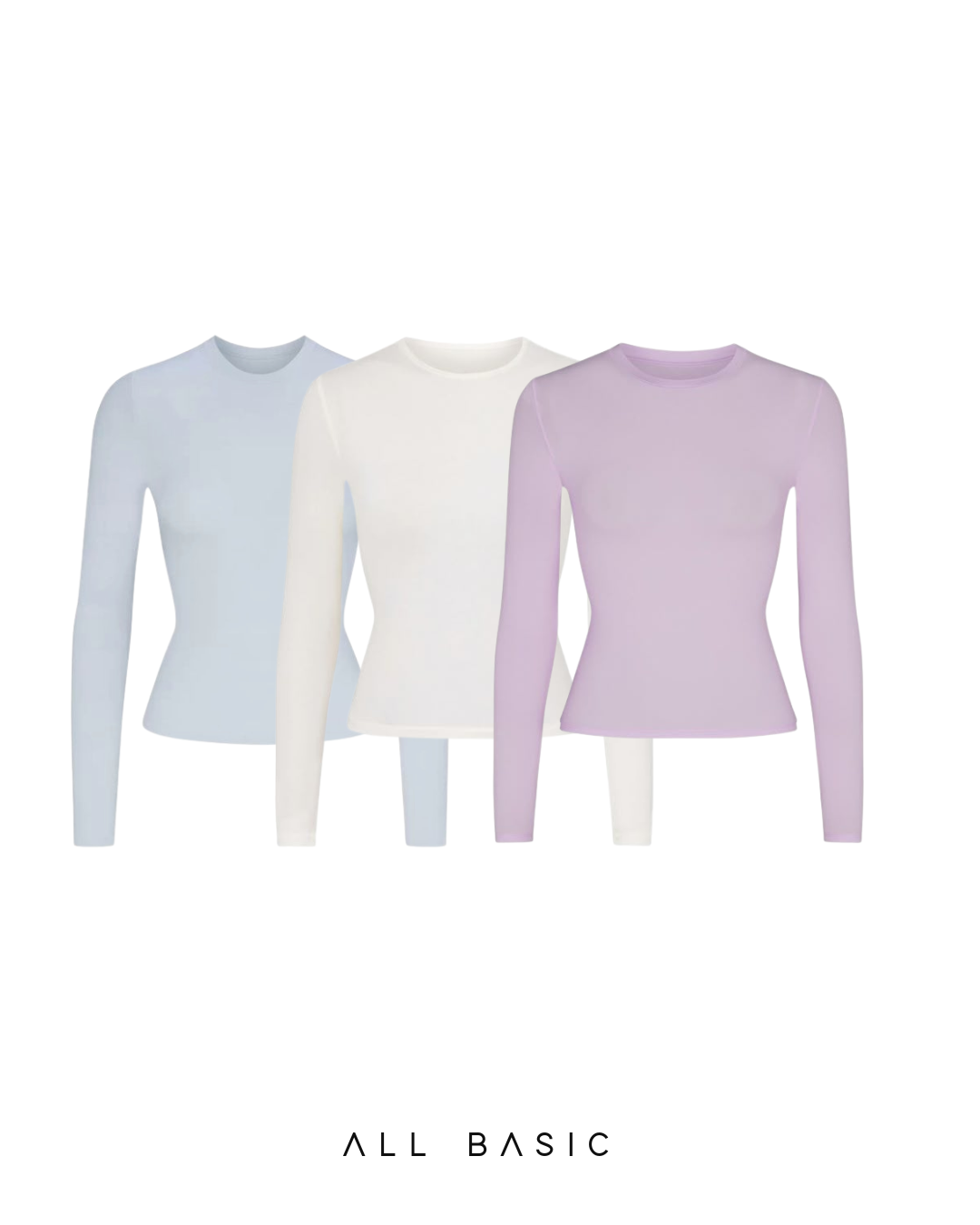 Bundle 3 Pieces Long Sleeves Basics 🔥