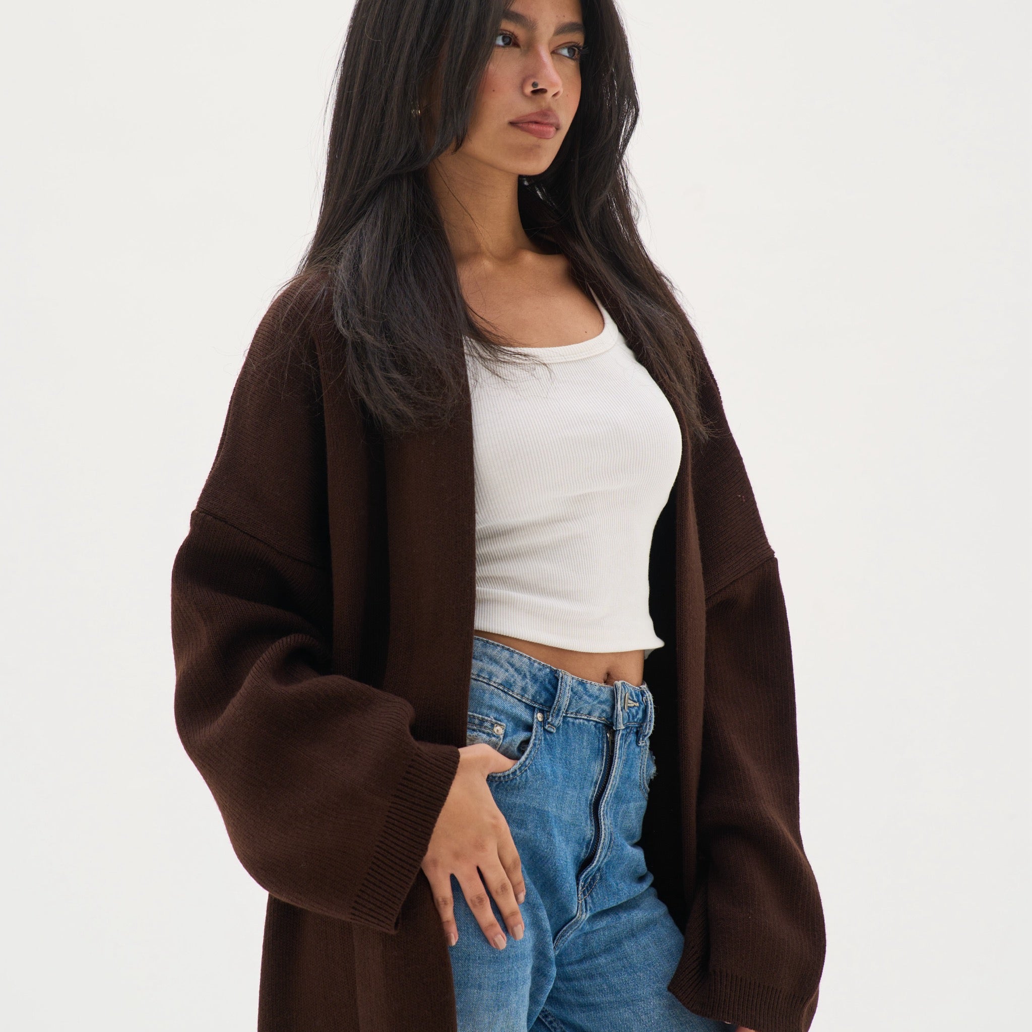 Cloud Fall Brown Cardigan (Pre-Order)