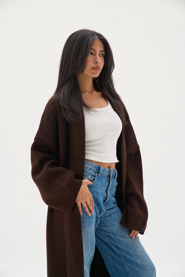 Cloud Fall Brown Cardigan (Pre-Order)