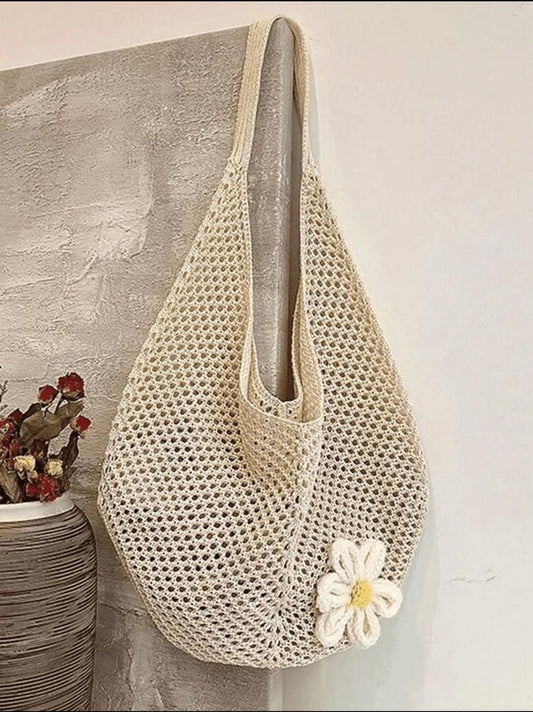 Daisy Crochet Bag