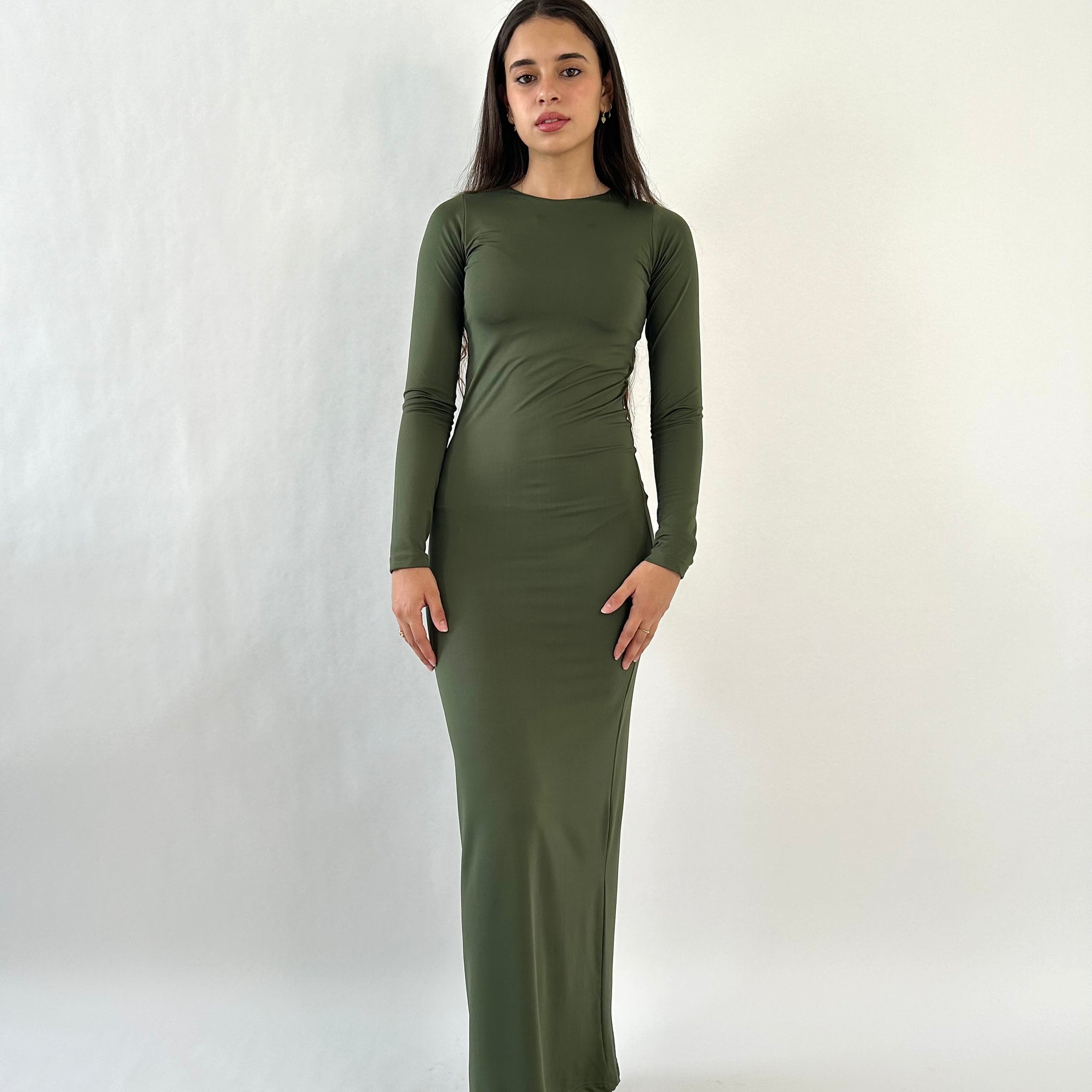 Basic Olive  Dress