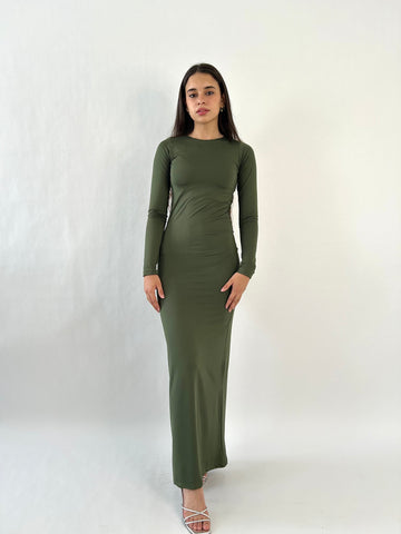 Basic Olive  Dress