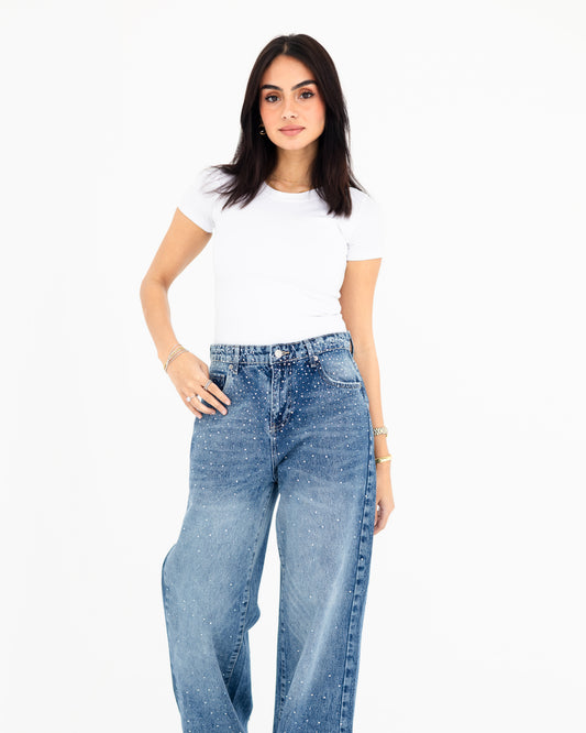 Bling dark Jeans