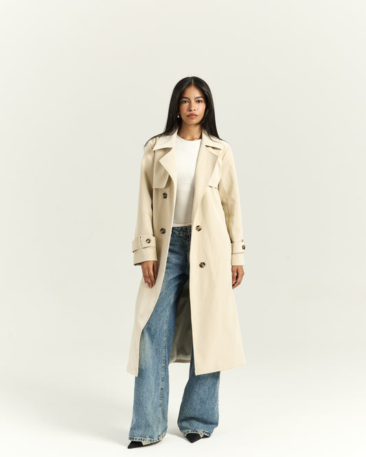 Timeless Beige Trench Coat