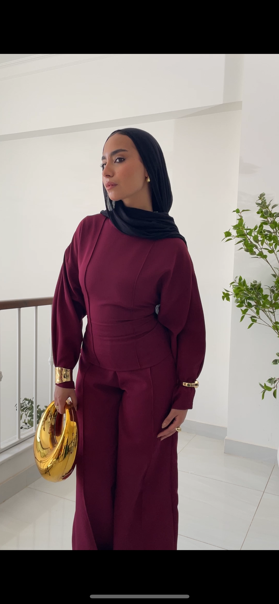 Snatch Set In Burgundy