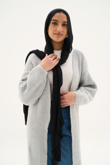 Cuddly Soft Grey Cardigan