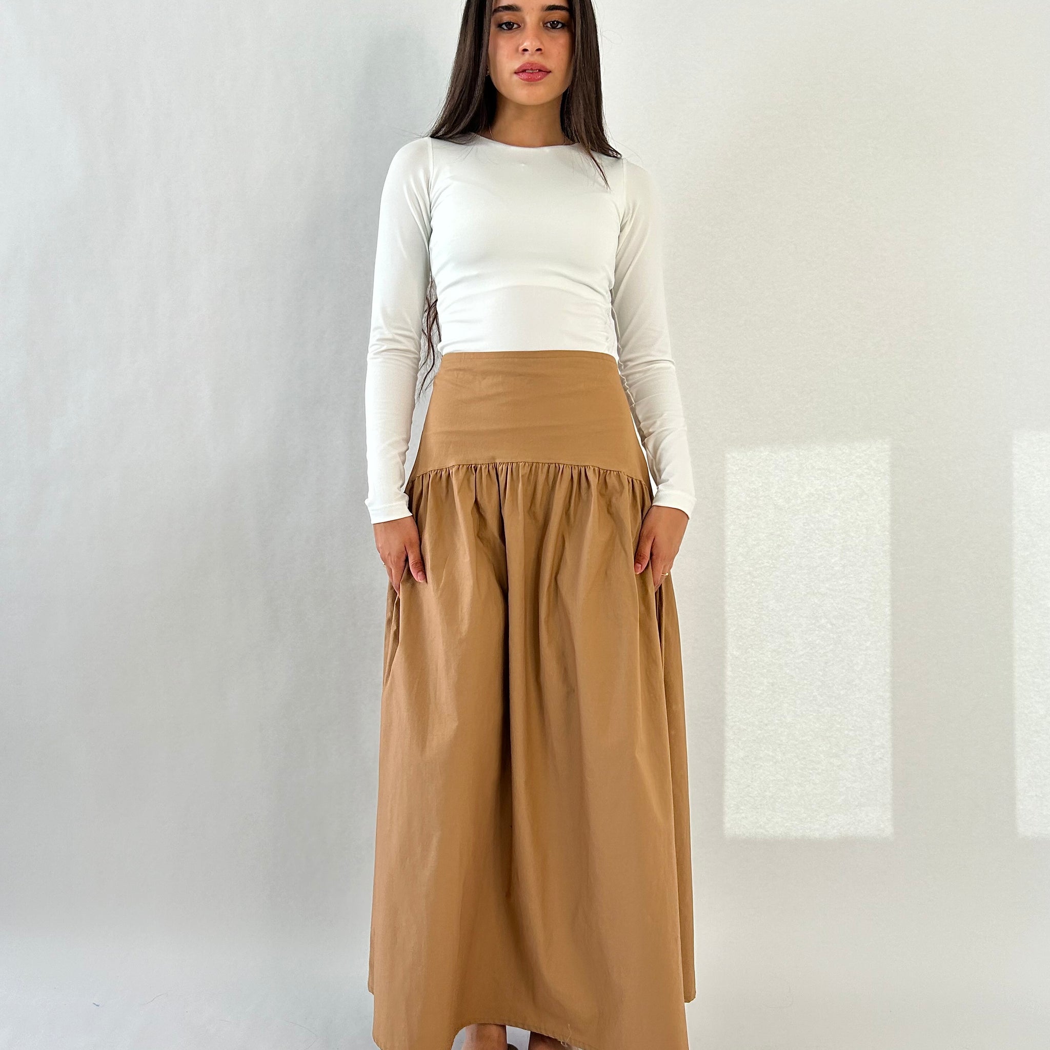 Tropical Brown Skirt