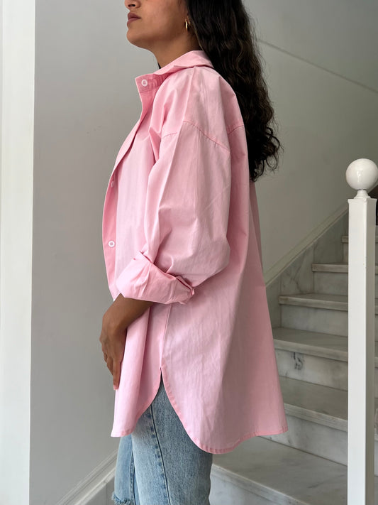 Oversized Pink Chemise