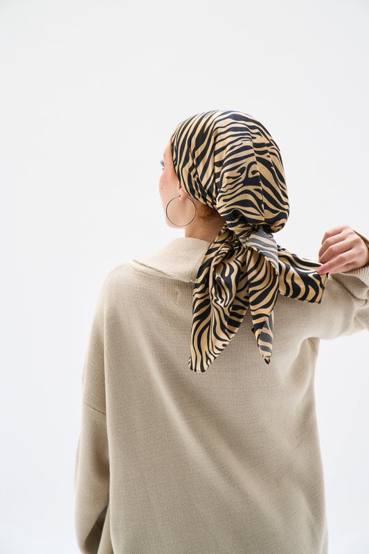 Tiger Satin Scarf (Pre-Order)