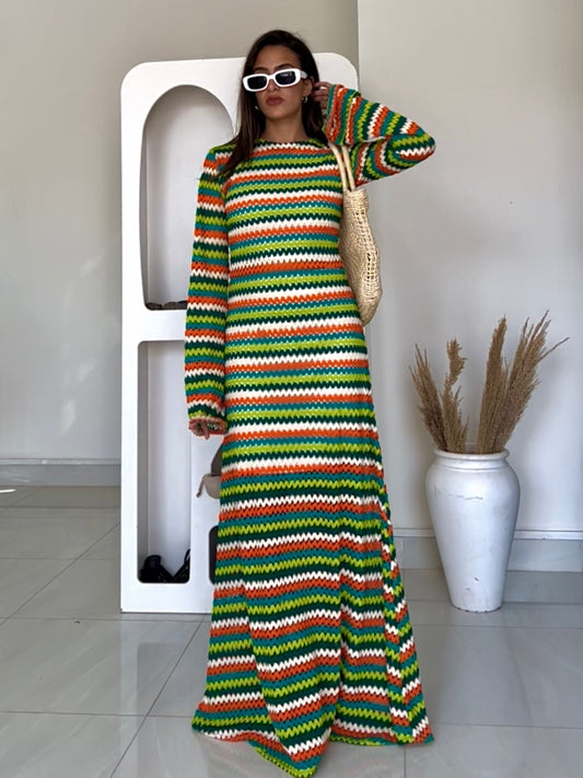 Costal Green Maxi Dress