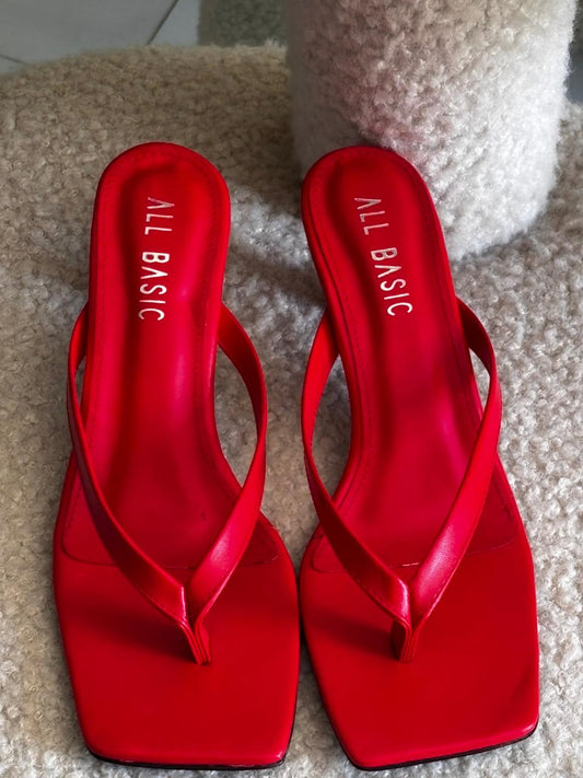 Red Sleek Heels 🔥