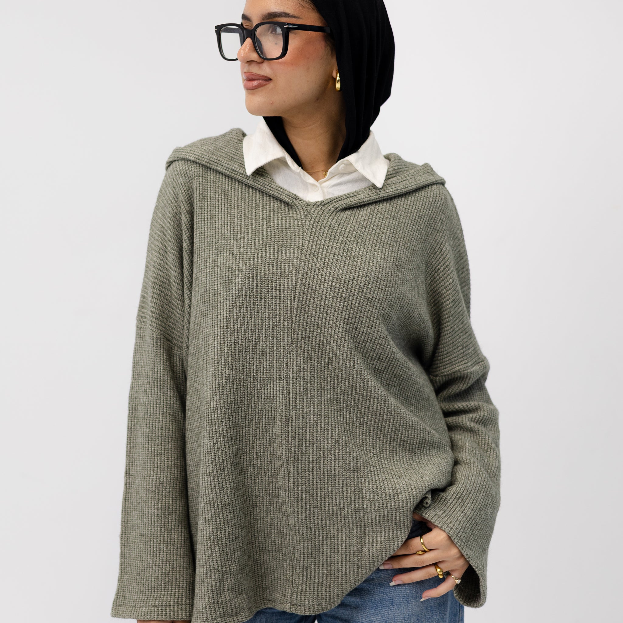 Cozy Knit Hoodie