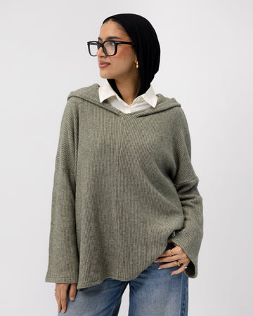 Cozy Knit Hoodie