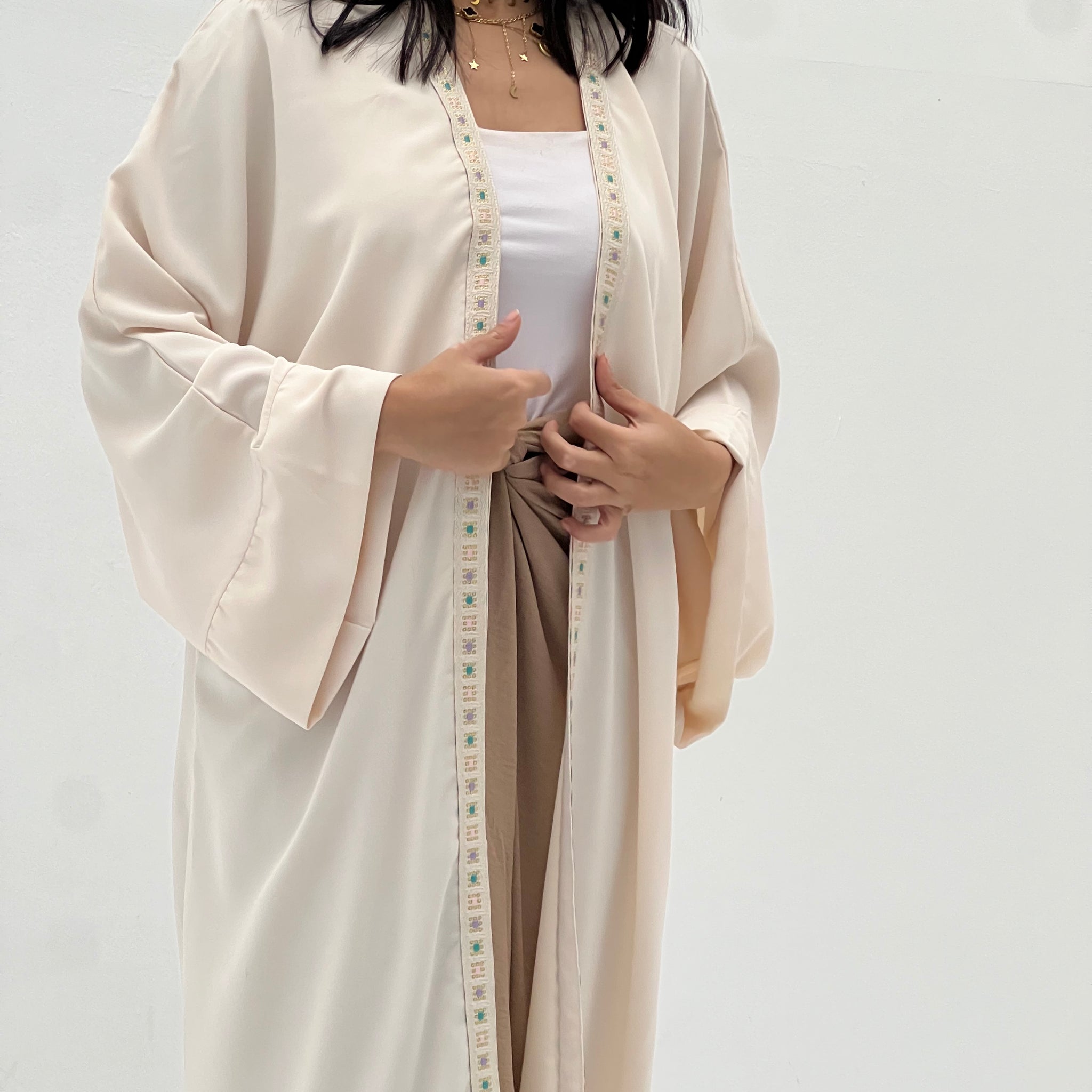 Layali Ivory Kaftan